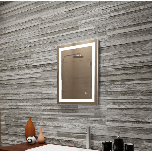 Orren Ellis Bolyard Dimmable LED Lighted Bathroom/Vanity Mirror Wayfair